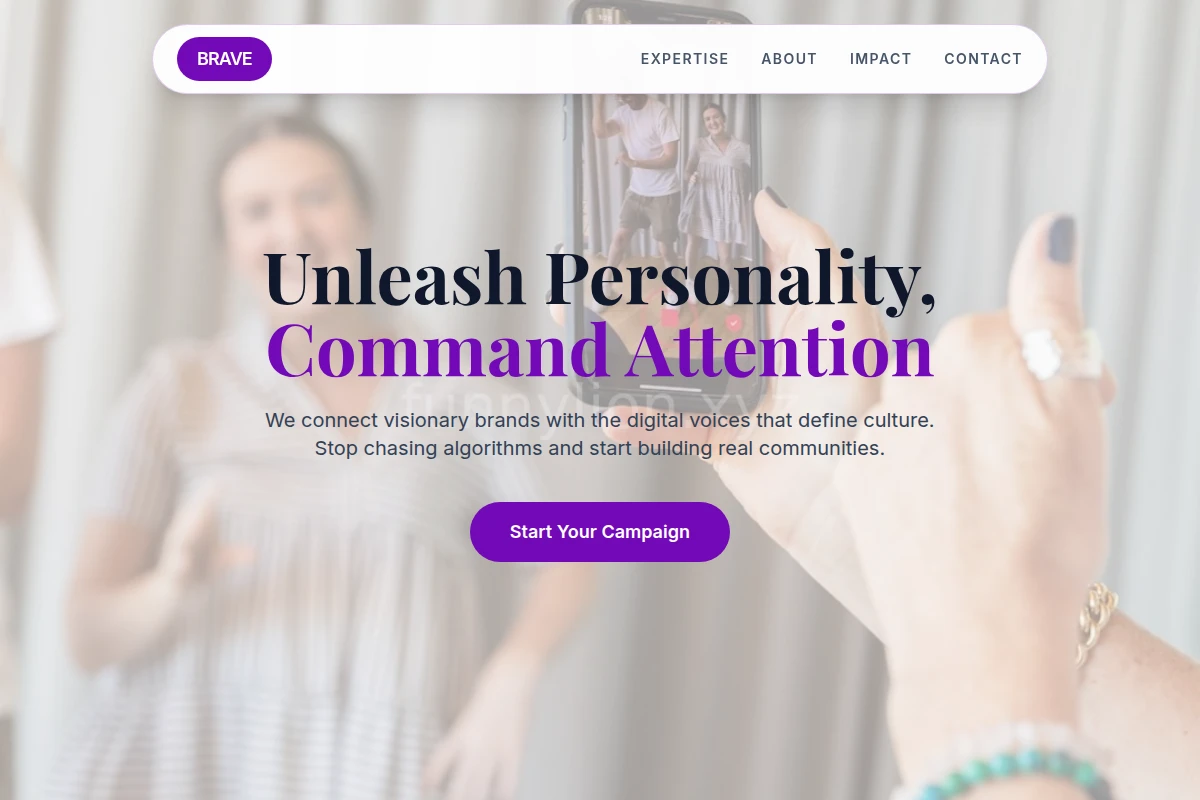 Brave Influencer Marketing