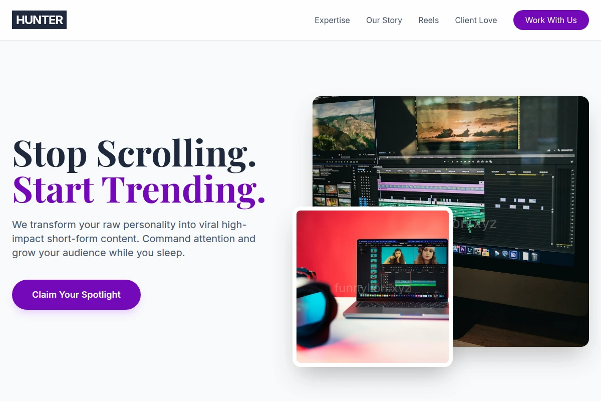Hunter Short Form Video Agency