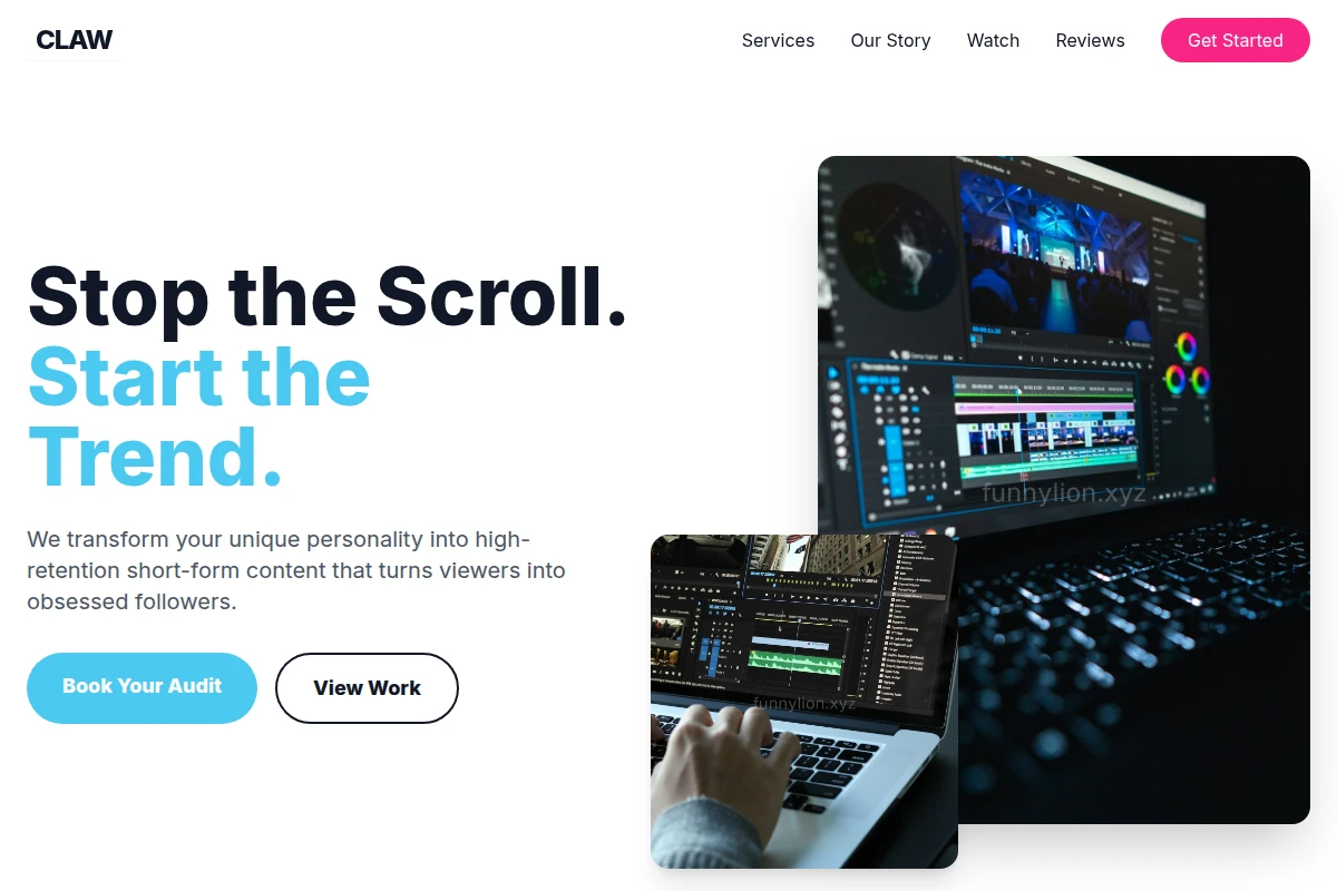 Claw Short Form Video Agency