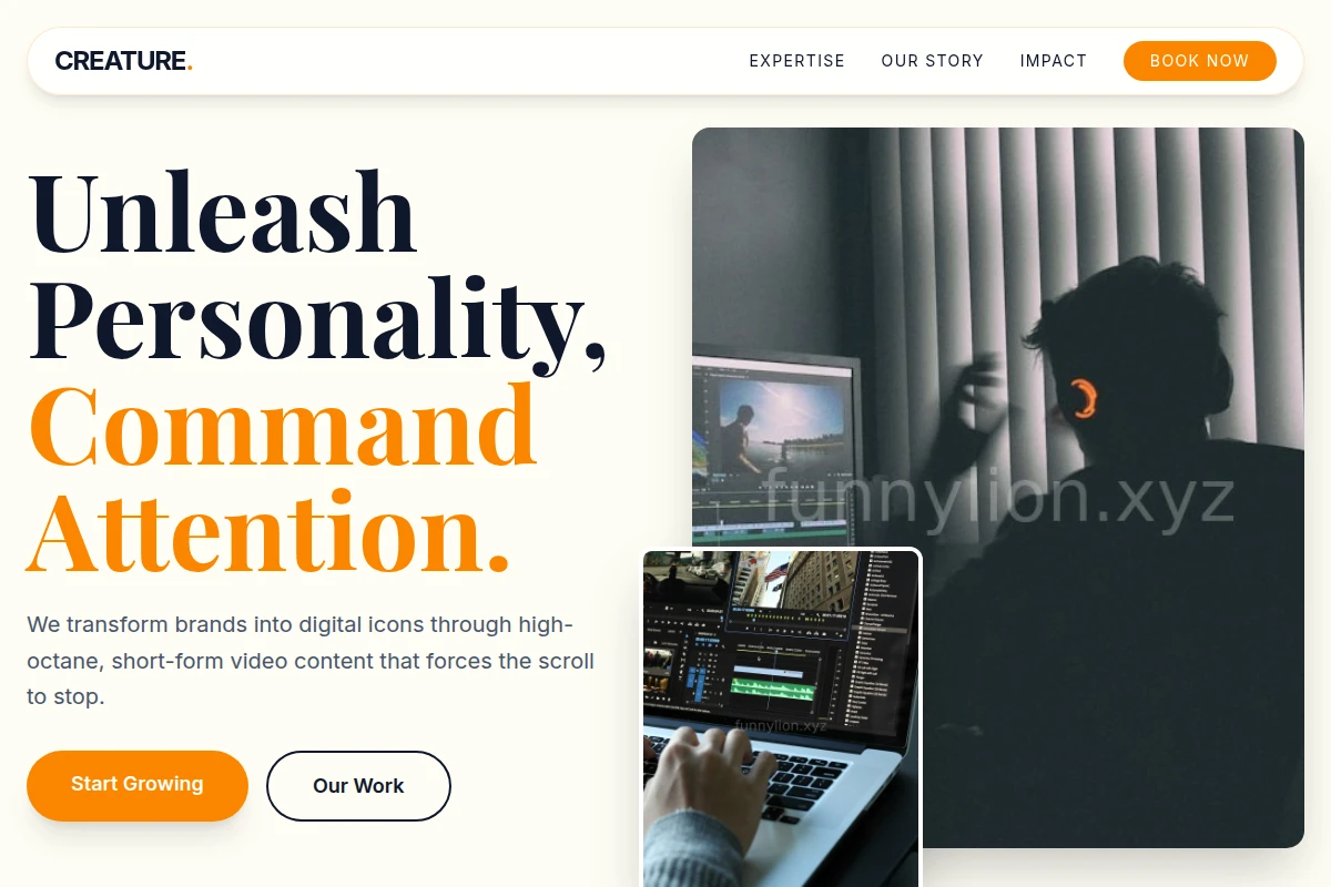 Creature Short Form Video Agency